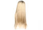 합성섬유 착색된 머리 가발, 130% 조밀도 검정 금발 혼합 색깔 가발 협력 업체